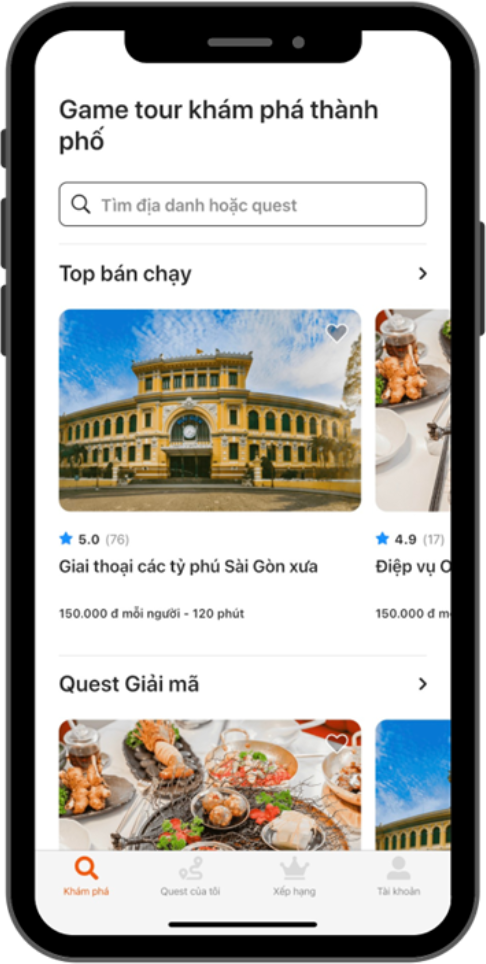 ontripquest app home